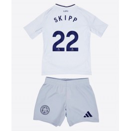 Leicester City Oliver Skipp #22 Derde tenue Kids 2024-25 Korte Mouw (+ Korte broeken)